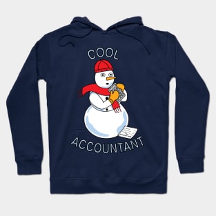 Cool Accountant Snowman Hoodie